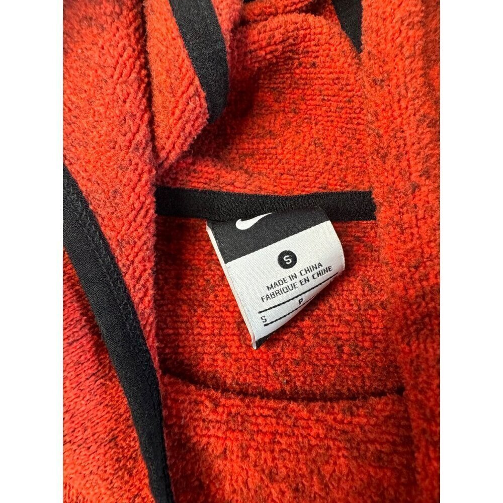 NIKE Womens SZ S Pullover Hoodie Long Sleeves Kangaroo Pocket Logo Red - Picture 9 of 15